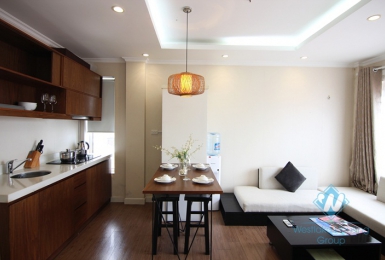 Elegant apartment with large window for rent in Ba Dinh, Ha Noi